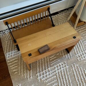 Vintage American Girl Doll Addy’s Wooden School Desk and Bench